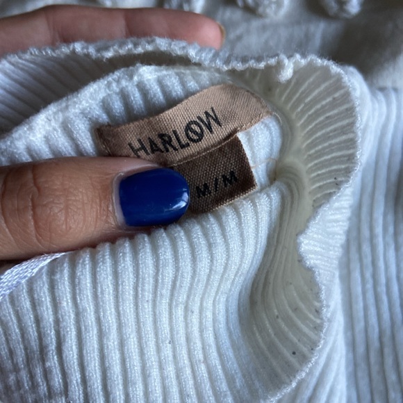 Harlow medium white rubbed turtleneck longsleeve - Picture 2 of 2